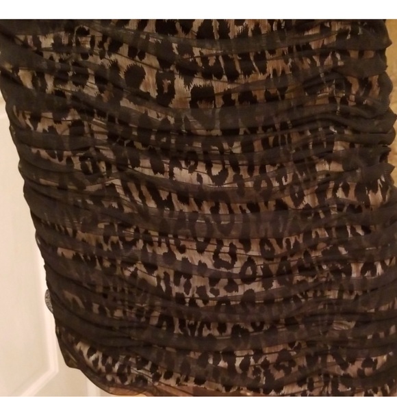 Di Hera Silk Tulle Leopard Dress - Picture 4 of 5